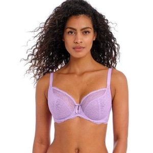 Freya Fancies Underwired Plunge Bra - Purple Rose